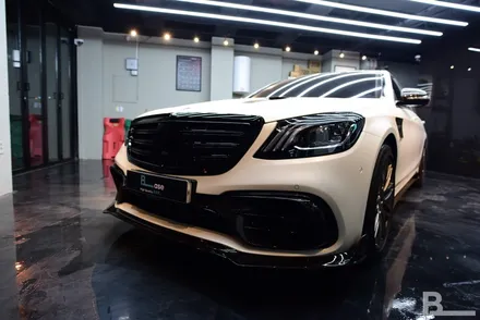 벤츠 S63AMG 만소리 범퍼 PPF로 안심, BASE에서! / 광명시 일직동