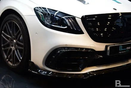 벤츠 S63AMG 만소리 범퍼 PPF로 안심, BASE에서! / 광명시 일직동