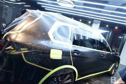 강남PPF 전체 무광으로 보호하는 BMW X7 M50i 프로즌 블랙 / 광명, 부천, 시흥