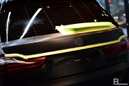 강남PPF 전체 무광으로 보호하는 BMW X7 M50i 프로즌 블랙 / 광명, 부천, 시흥