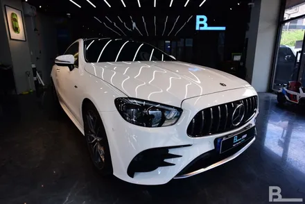 벤츠 E클래스쿠페 PPF 본넷, 블랙PPF 루프스킨 시공은 베이스로.! / 광명시 일직동