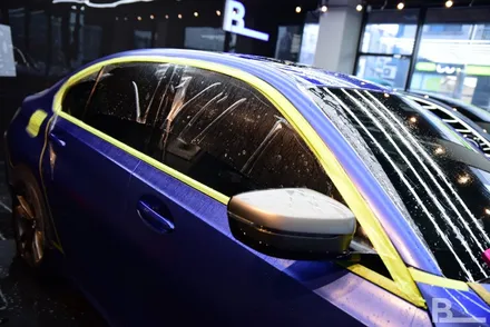 BMW M340i 블루의 깊이를 보여주는 무광 PPF / 광명, 부천, 시흥
