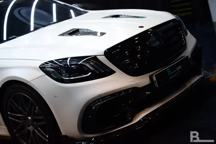 벤츠 S63AMG 만소리 범퍼 PPF로 안심, BASE에서! / 광명시 일직동