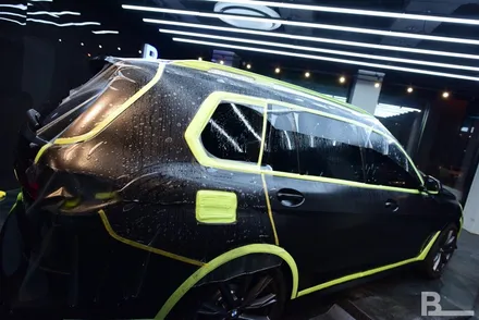 강남PPF 전체 무광으로 보호하는 BMW X7 M50i 프로즌 블랙 / 광명, 부천, 시흥