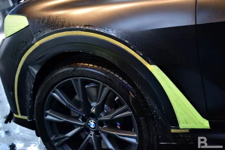 강남PPF 전체 무광으로 보호하는 BMW X7 M50i 프로즌 블랙 / 광명, 부천, 시흥