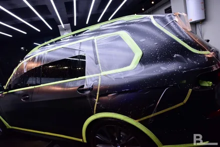 강남PPF 전체 무광으로 보호하는 BMW X7 M50i 프로즌 블랙 / 광명, 부천, 시흥