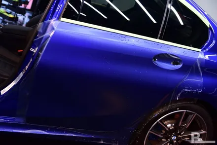 BMW M340i 블루의 깊이를 보여주는 무광 PPF / 광명, 부천, 시흥