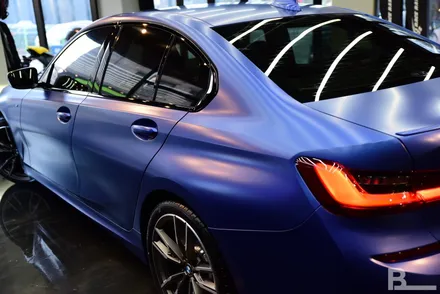 BMW M340i 블루의 깊이를 보여주는 무광 PPF / 광명, 부천, 시흥