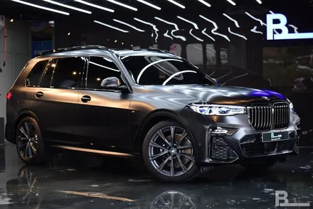 강남PPF 전체 무광으로 보호하는 BMW X7 M50i 프로즌 블랙 / 광명, 부천, 시흥