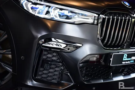 강남PPF 전체 무광으로 보호하는 BMW X7 M50i 프로즌 블랙 / 광명, 부천, 시흥