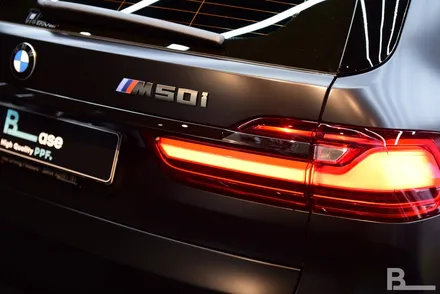 강남PPF 전체 무광으로 보호하는 BMW X7 M50i 프로즌 블랙 / 광명, 부천, 시흥