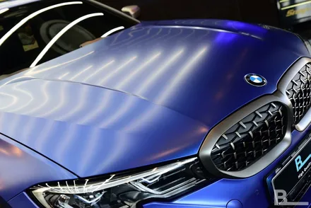 BMW M340i 블루의 깊이를 보여주는 무광 PPF / 광명, 부천, 시흥