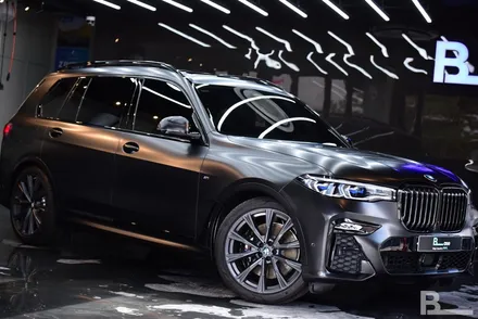 강남PPF 전체 무광으로 보호하는 BMW X7 M50i 프로즌 블랙 / 광명, 부천, 시흥