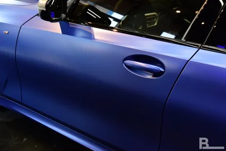 BMW M340i 블루의 깊이를 보여주는 무광 PPF / 광명, 부천, 시흥