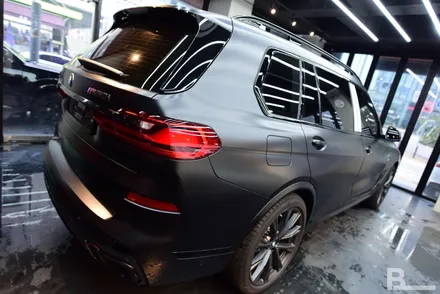 강남PPF 전체 무광으로 보호하는 BMW X7 M50i 프로즌 블랙 / 광명, 부천, 시흥