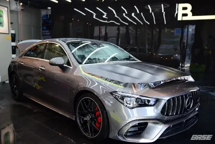 벤츠 CLA45S AMG 유광 바디에 무광 PPF를 한다면? / 광명, 부천, 시흥