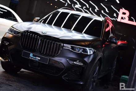 강남PPF 전체 무광으로 보호하는 BMW X7 M50i 프로즌 블랙 / 광명, 부천, 시흥