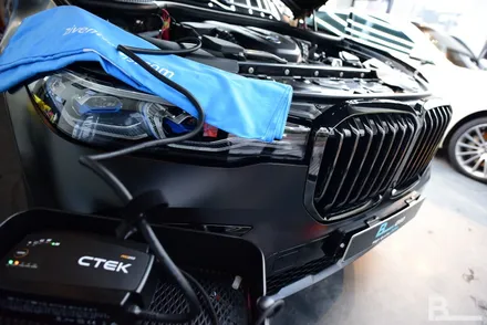 강남PPF 전체 무광으로 보호하는 BMW X7 M50i 프로즌 블랙 / 광명, 부천, 시흥
