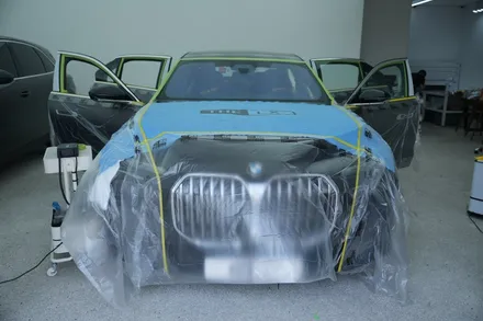 광명썬팅 BMW 7시리즈 740i 도어트림 탈거없이 하프시공 / 광명시 일직동