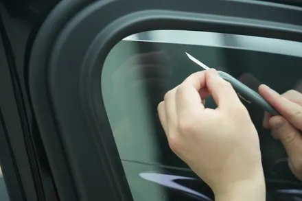 광명썬팅 BMW 7시리즈 740i 도어트림 탈거없이 하프시공 / 광명시 일직동