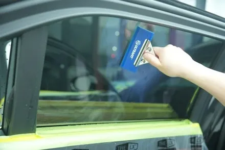 광명썬팅 BMW 7시리즈 740i 도어트림 탈거없이 하프시공 / 광명시 일직동