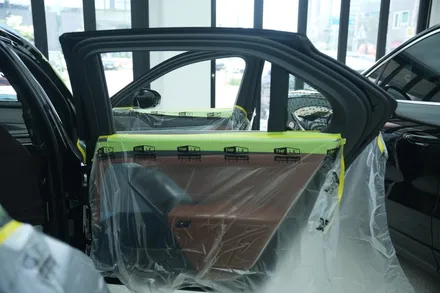 광명썬팅 BMW 7시리즈 740i 도어트림 탈거없이 하프시공 / 광명시 일직동