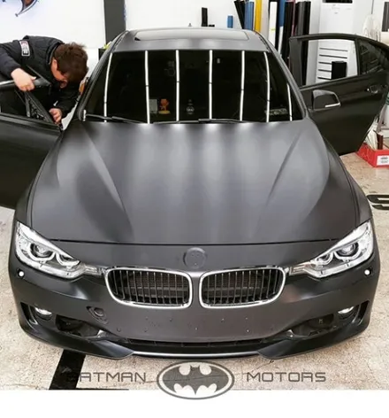 대구.칠곡.랩핑.전체랩핑.부분랩핑.카스킨.BMW320D.에이버리슈프림.화이트유광 - [배트맨모터스] / 대구 북구, 구미, 경산