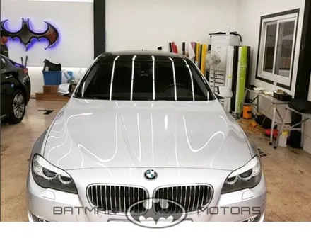 대구.칠곡.랩핑.전체랩핑.부분랩핑.카스킨.BMW520.화이트유광.차량튜닝 - [배트맨모터스] / 대구 북구, 구미, 경산