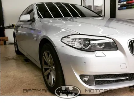 대구.칠곡.랩핑.전체랩핑.부분랩핑.카스킨.BMW520.화이트유광.차량튜닝 - [배트맨모터스] / 대구 북구, 구미, 경산