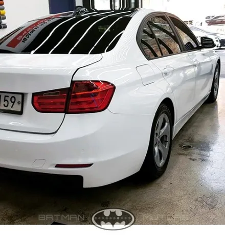 대구.칠곡.랩핑.전체랩핑.부분랩핑.카스킨.BMW320D.에이버리슈프림.화이트유광 - [배트맨모터스] / 대구 북구, 구미, 경산