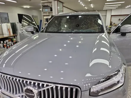 볼보 xc90 전면썬팅 스미스클럽 반사필름 플럭스 30% 썬팅