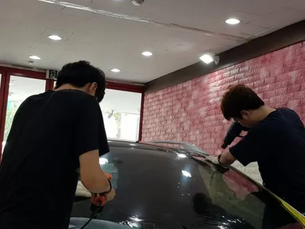 푸조 308  루마  아티젠35% 전면썬팅 시공사진 <영등포 루마썬팅>