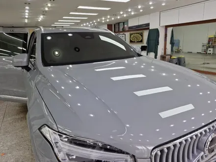 볼보 xc90 전면썬팅 스미스클럽 반사필름 플럭스 30% 썬팅