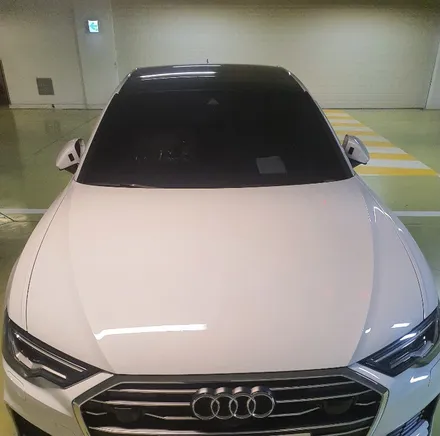 아우디 A6 레이노 모노카본 썬팅...!!!
