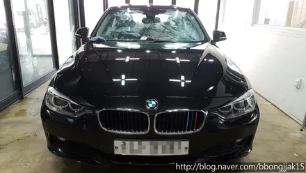 BMW F30 3시리즈 전면 측후면 풀썬팅 시공사례 후기 포항경주울산울진영덕 카멜레온 썬팅 스파이 포커스 신차검수 언더코팅 PPF 보조밧데리 전조등 안개등 파워LED / 포항, 경주
