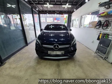 벤츠 45AMG 바이퍼 라인 시공으로 보다 스포티한 차량으로 변화를 주다 / 포항 경주 부분랩핑 전체랩핑 / 포항, 경주