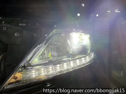 렉스턴 에스라이팅 파워LED 전조등 및 안개등 이식으로 야간주행시 훨씬더 밝은 시인성을 가지다 / 포항 경주 울산 울진 / 포항, 경주