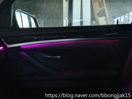 포항 BMW 5시리즈 엠비언트 라이트로 실내 분위기를 업그레이드 하다 / 포항, 경주