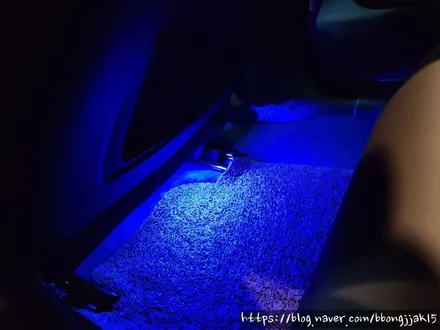 포항 경주 BMW 4시리즈 RGB DMX엠비언트라이트 풋등 시공으로 실내분위기를 연출하다 / 포항, 경주