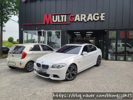 포항 경주 BMW F10 5시리즈 차량에 실내 카본랩핑으로 분위기를 변화시키다 / 포항, 경주