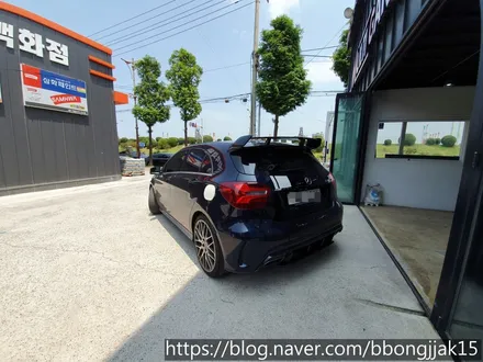 벤츠 45AMG 바이퍼 라인 시공으로 보다 스포티한 차량으로 변화를 주다 / 포항 경주 부분랩핑 전체랩핑 / 포항, 경주