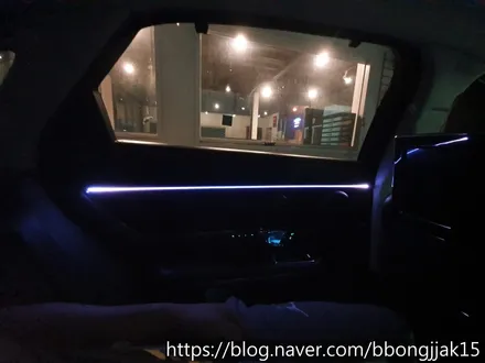 포항 재규어 XJ 엠비언트 라이트로 실내분위기를 업그레이드 하다 / 포항, 경주