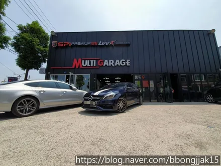 벤츠 45AMG 바이퍼 라인 시공으로 보다 스포티한 차량으로 변화를 주다 / 포항 경주 부분랩핑 전체랩핑 / 포항, 경주