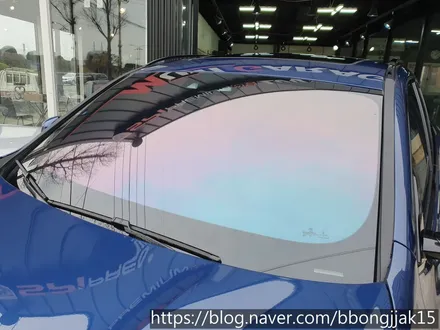 포항 BMW X3 전면 카멜레온 썬팅으로 포인트를 확 !! 살리다 / 포항, 경주