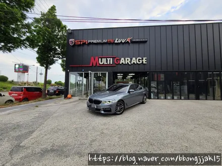포항 경주 BMW 5시리즈 G30 크롬몰딩 및 그릴 부분랩핑으로 스포티함을 더하다 / 포항, 경주