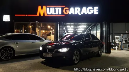 BMW F30 3시리즈 전면 측후면 풀썬팅 시공사례 후기 포항경주울산울진영덕 카멜레온 썬팅 스파이 포커스 신차검수 언더코팅 PPF 보조밧데리 전조등 안개등 파워LED / 포항, 경주