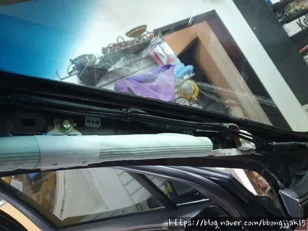 포항 경주 싼타페TM 에쿠스기어봉 및 부분PPF 그리고 블랙박스 시공을 한곳에서 하다 / 포항, 경주