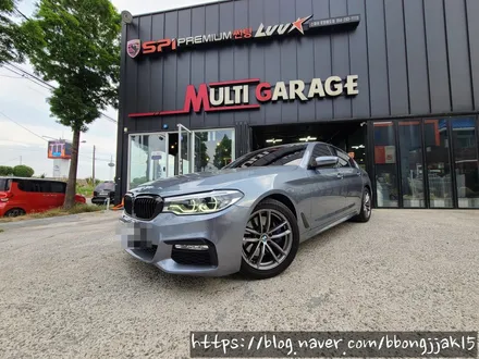 포항 경주 BMW 5시리즈 G30 크롬몰딩 및 그릴 부분랩핑으로 스포티함을 더하다 / 포항, 경주