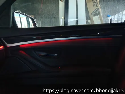 포항 BMW 5시리즈 엠비언트 라이트로 실내 분위기를 업그레이드 하다 / 포항, 경주