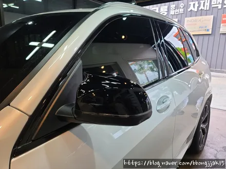 포항 경주 BMW X5 그릴교체 및 윈도우몰딩 블랙유광 부분랩핑 머플러팁교체 사이드미러 랩핑으로 외관의 스포티함을 올리다 / 포항, 경주